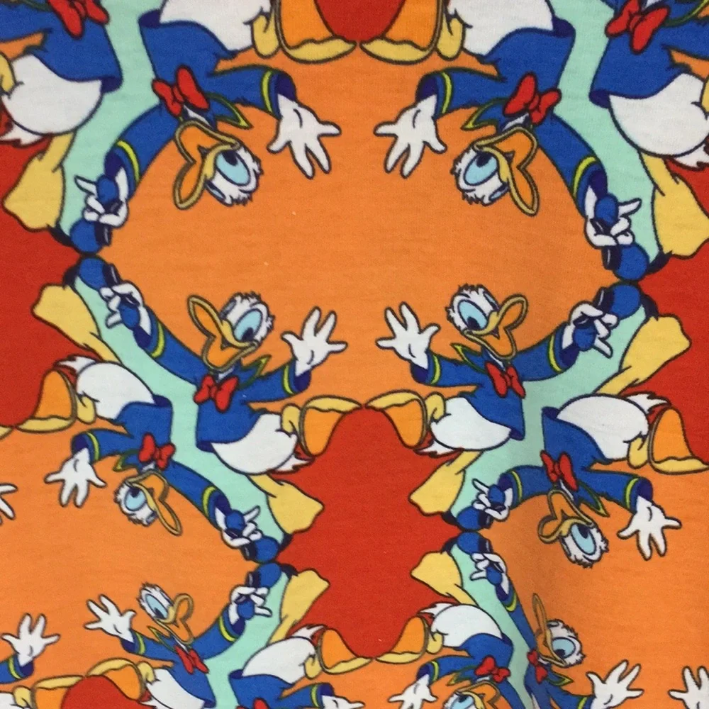 LuLaRoe Disney Donald Duck Randy Unisex Top Size 3XL NWT